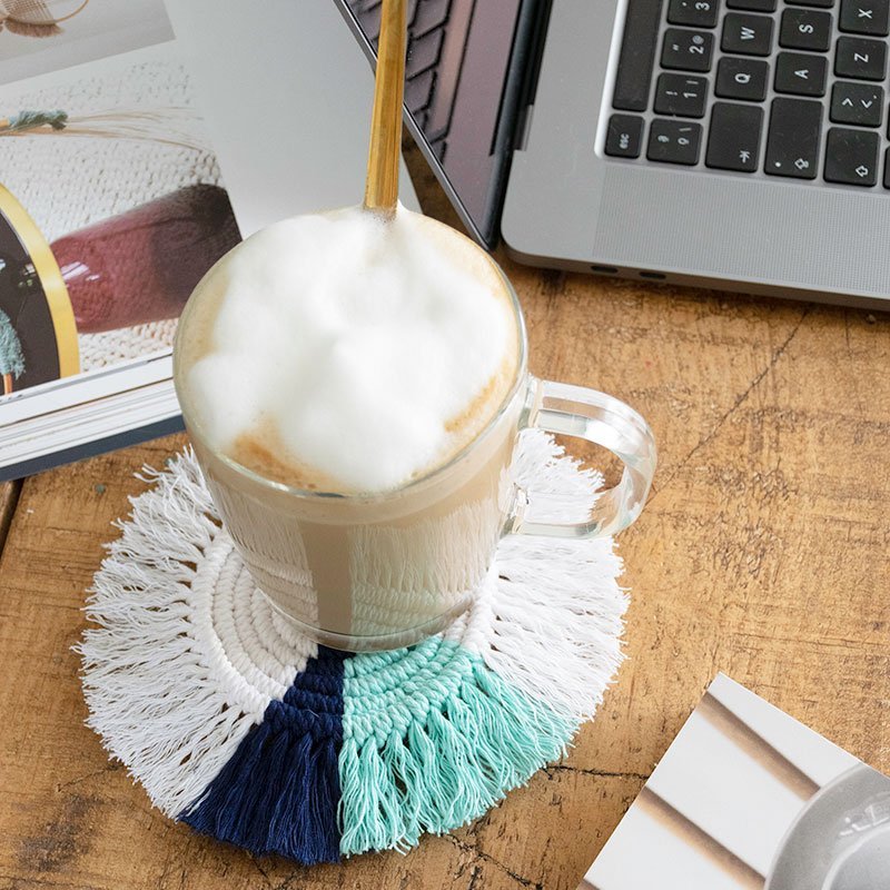 Posavasos DIY macrame