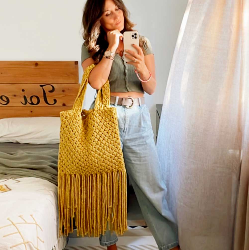 BOLSO MACRAME FACIL