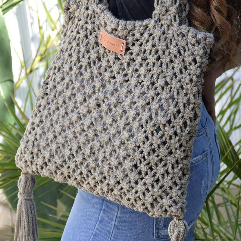bolso Macrame