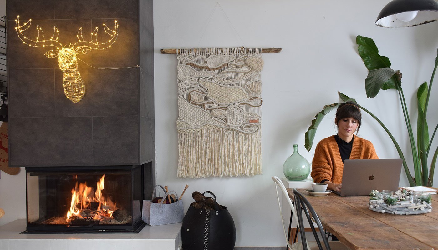 Tapiz de pared Macraweave Margon