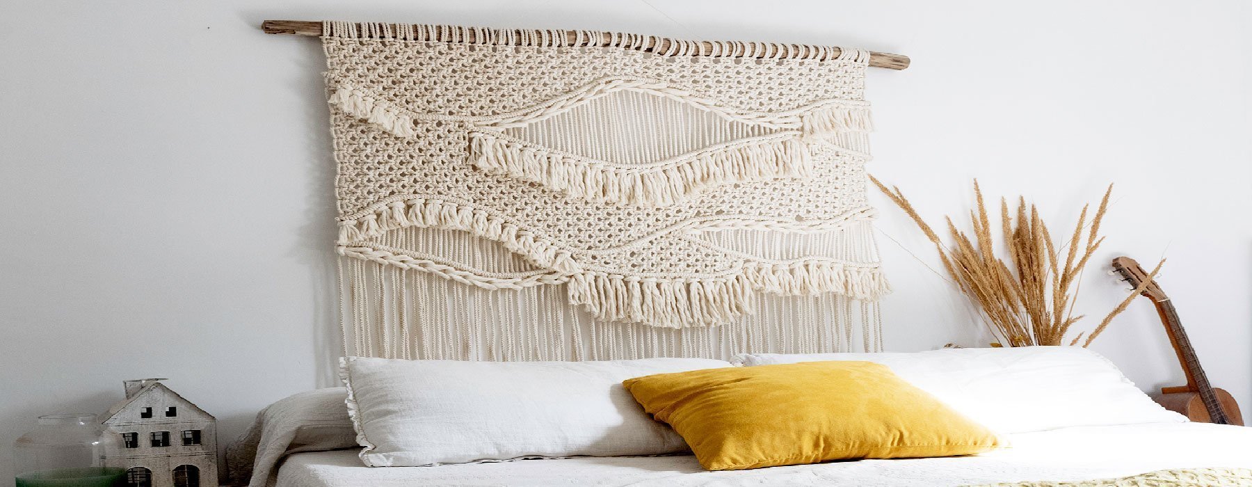 Tapiz cabecero macramé AIDA