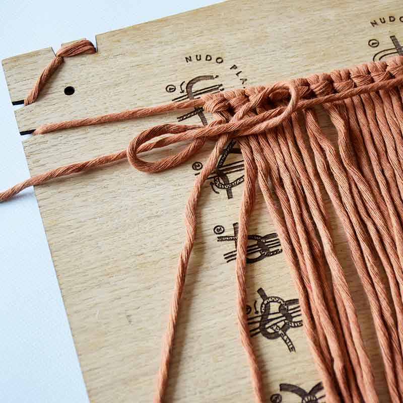 Truco nudo feston macramé