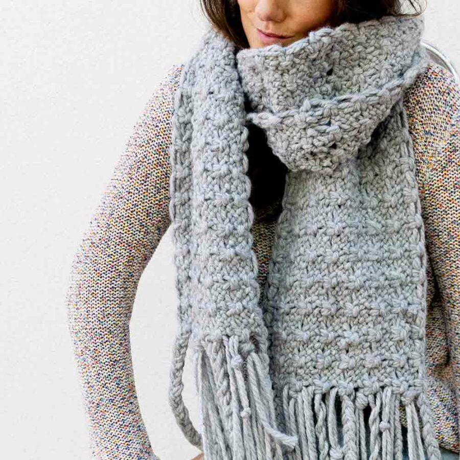 Bufanda macrame moderno burgos