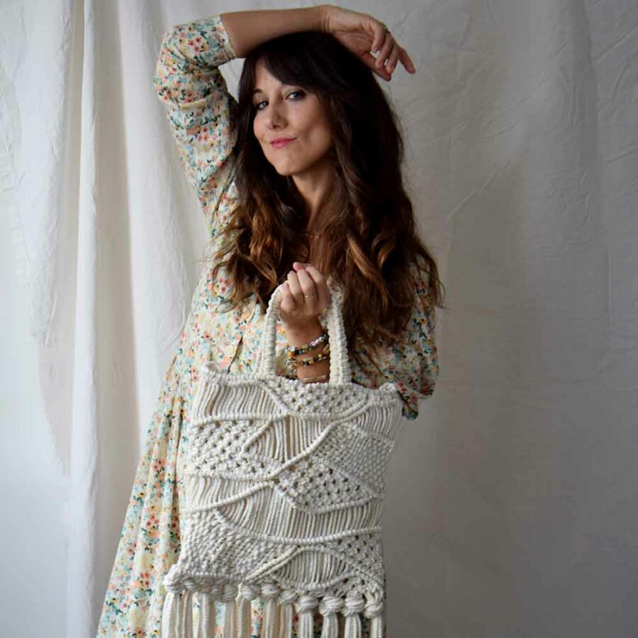 TALLER BOLSO MACRAME