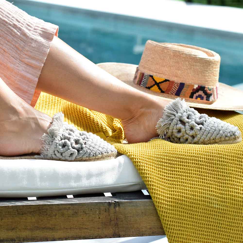 alpargata macrame CRETA