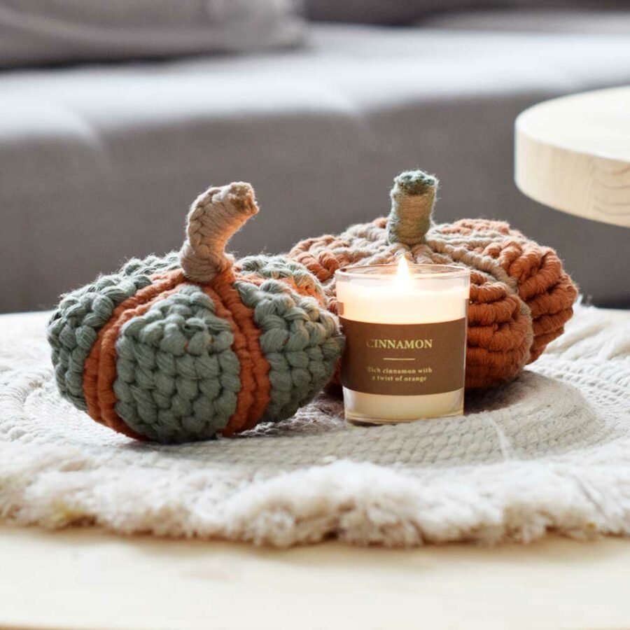 calabaza macrame tricolor