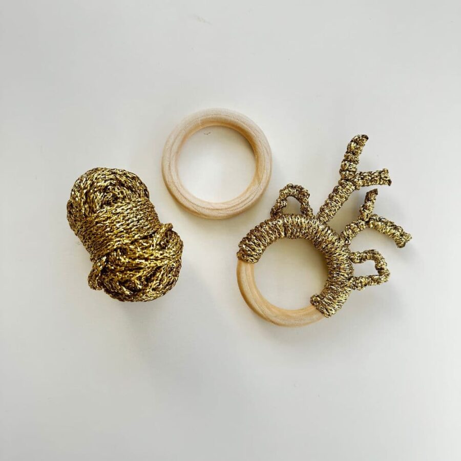 Materiales servilletero RENO macrame