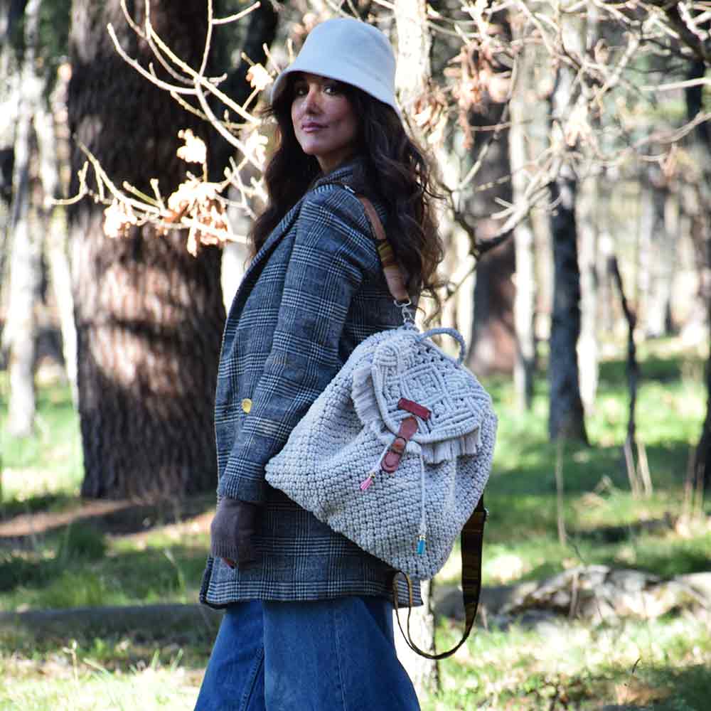 mochila london macrame