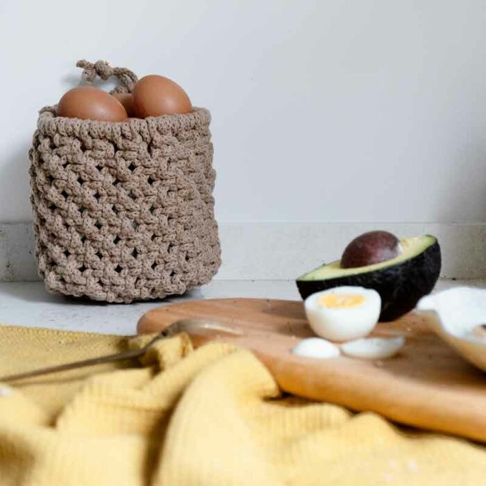 Cesto Macramé 3D Mariona