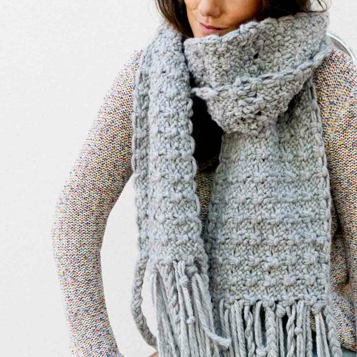 Bufanda macrame moderno burgos