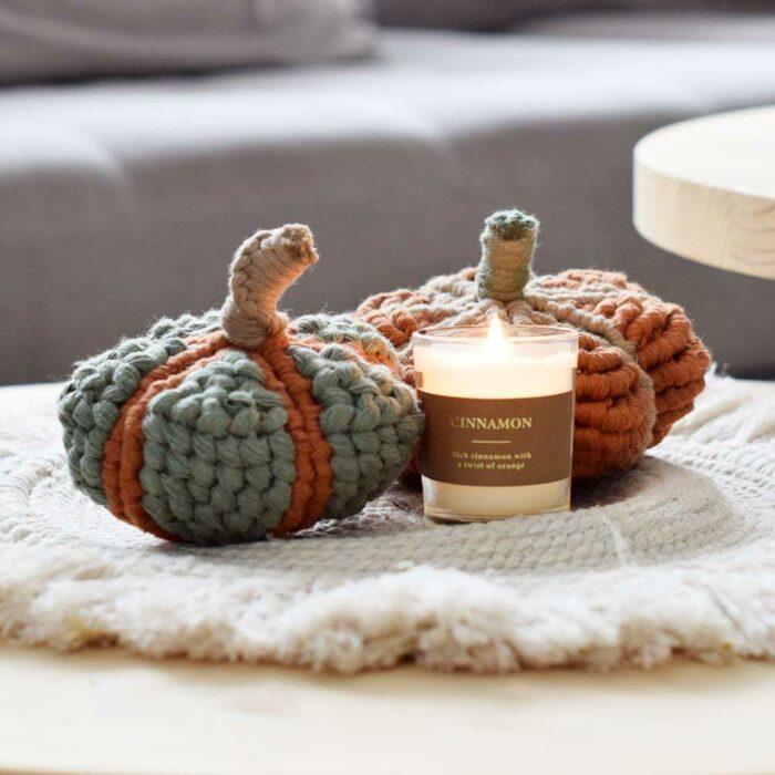 calabaza macrame tricolor