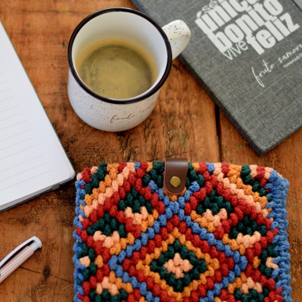 funda ipad macrame