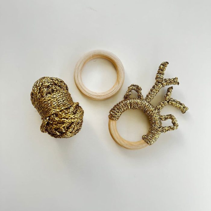 Materiales servilletero RENO macrame