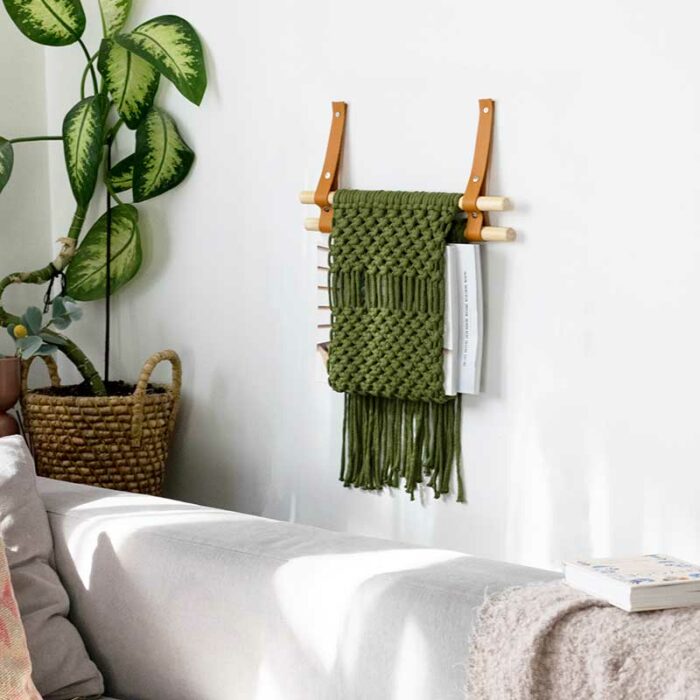 Revistero magazine macramé