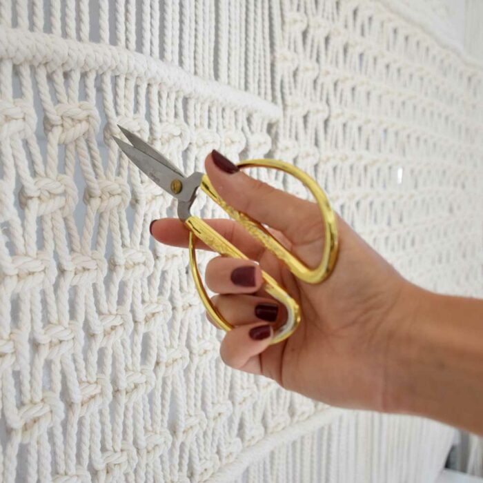 tijeras macrame